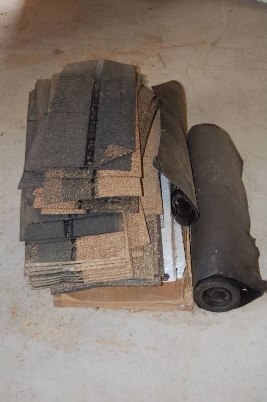 lot 62 image: Shingles and Tar Paper
