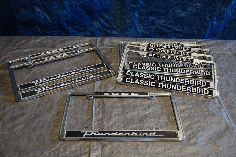 lot 110 image: Metal License Plate Covers