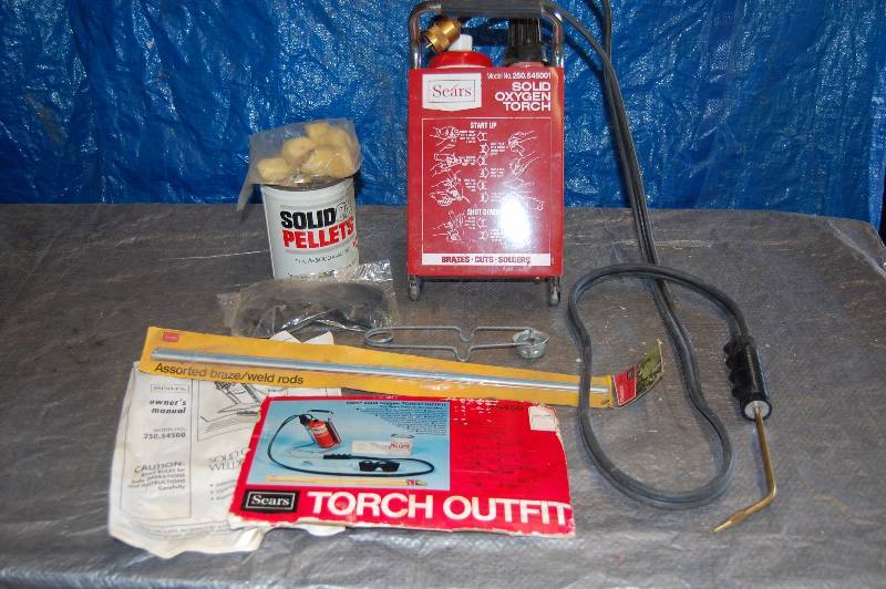 lot 138 image: Vintage Portable Welding Torch