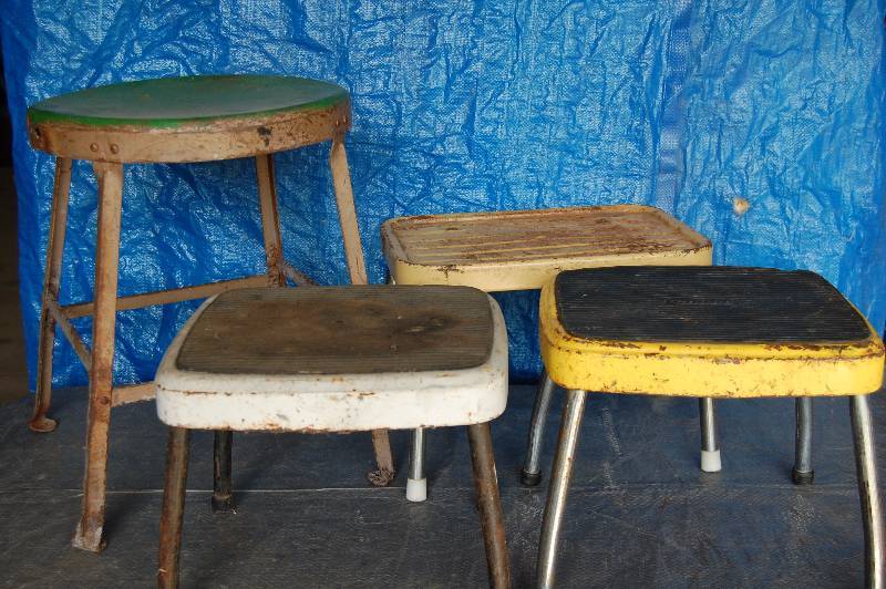 lot 159 image: Metal Stools