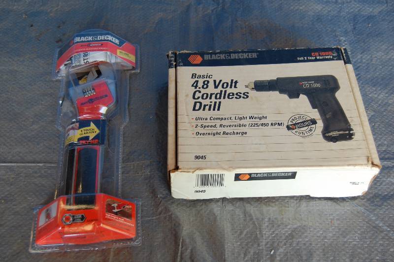 lot 162 image: Power Drill and Adjustable Wrench