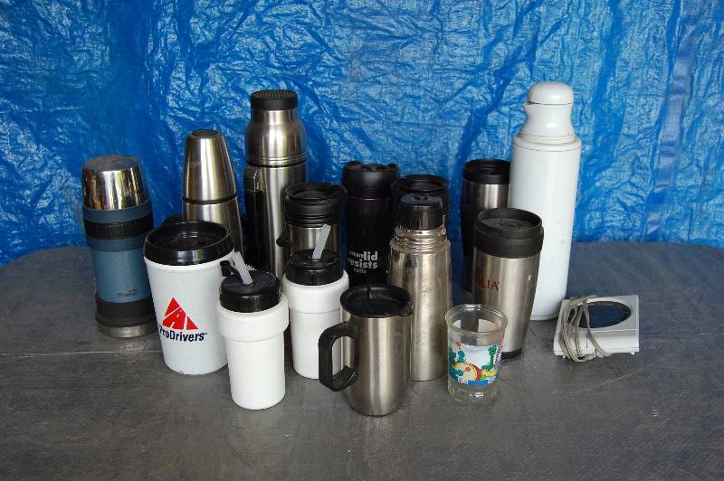 lot 235 image: Thermoses and Mugs