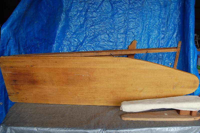 lot 301 image: Vintage Wooden Ironing Boards