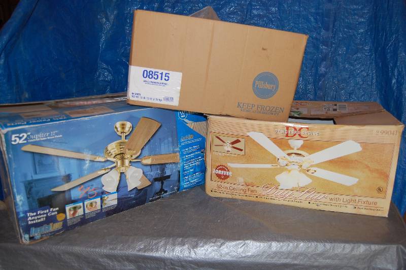 lot 314 image: Three Ceiling Fans