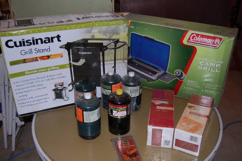 lot 334 image: Camping Grill and Accessories