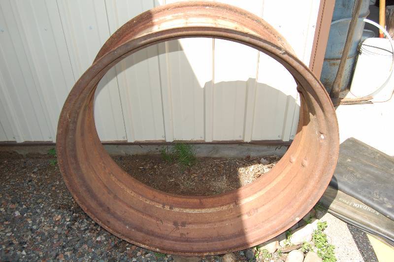 Tractor Rim Fire Pit Moving Sale K Bid