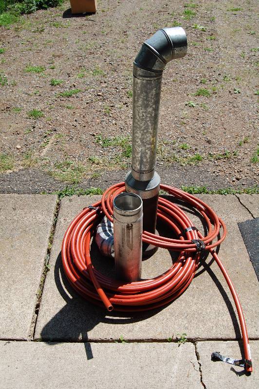 lot 450 image: Pex Pipe and Stove Pipe