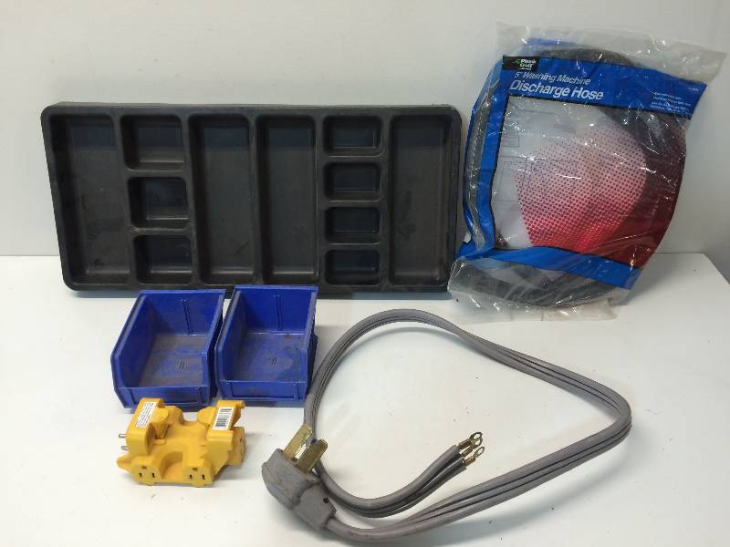 Plastic Bins, Parts Tray, Power Cord, More