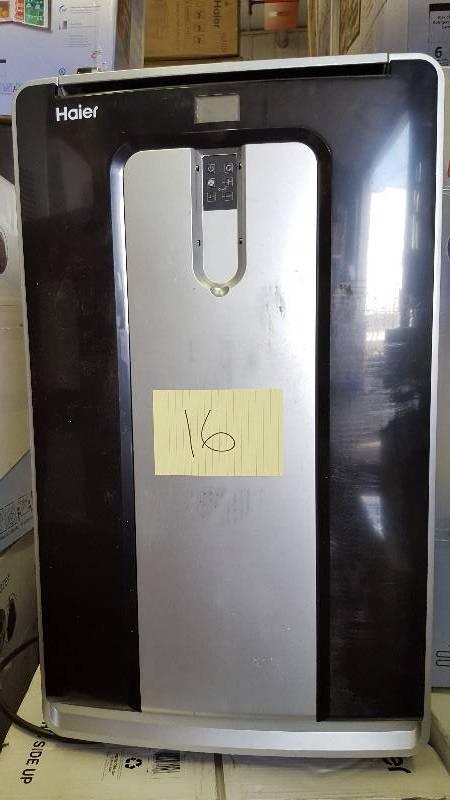 lot 16 image: Haier HPN14XHM Portable Air Conditioner used tested works well