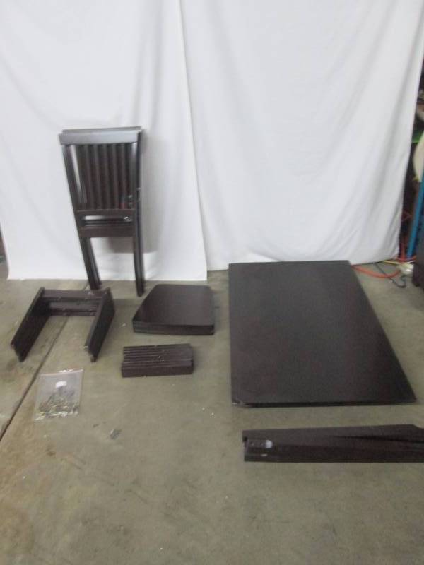 lot 12 image: Coaster Black 5-pc. Dining Set