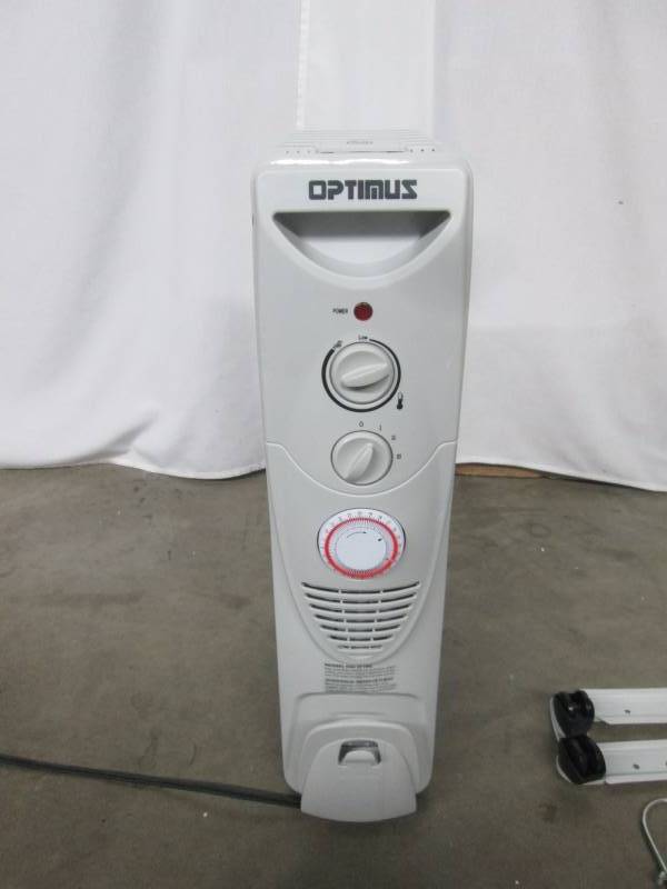 lot 39 image: Optimus Oil-Filled Radiator Heater