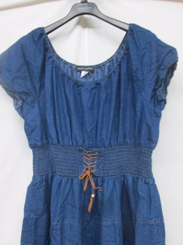 lot 61 image: Wearabouts Plus Tiered Denim Dress
