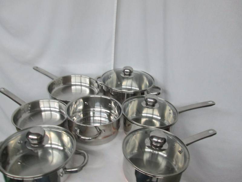 Chef's Mark 11pc. Stainless Steel Cookware Set w/ Copper Base May