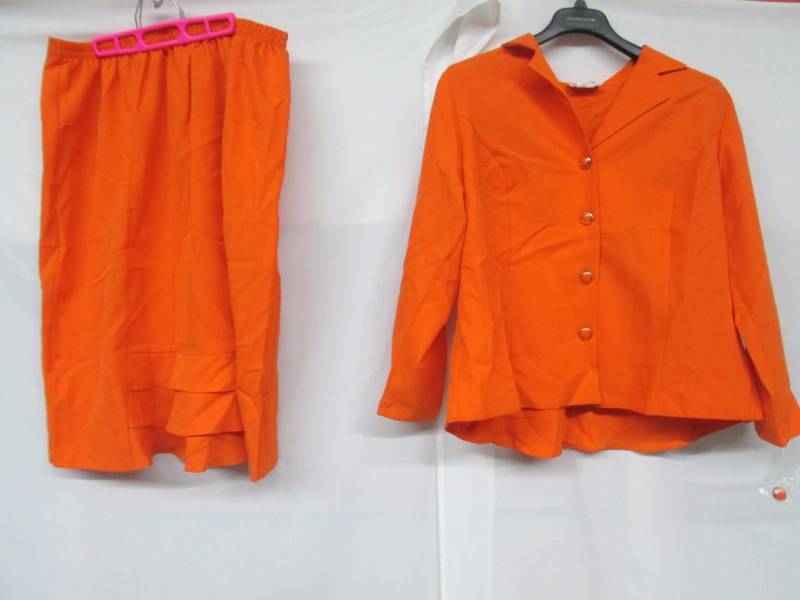 lot 58 image: Westside Plus 2-pc. Ruffle Back Suit