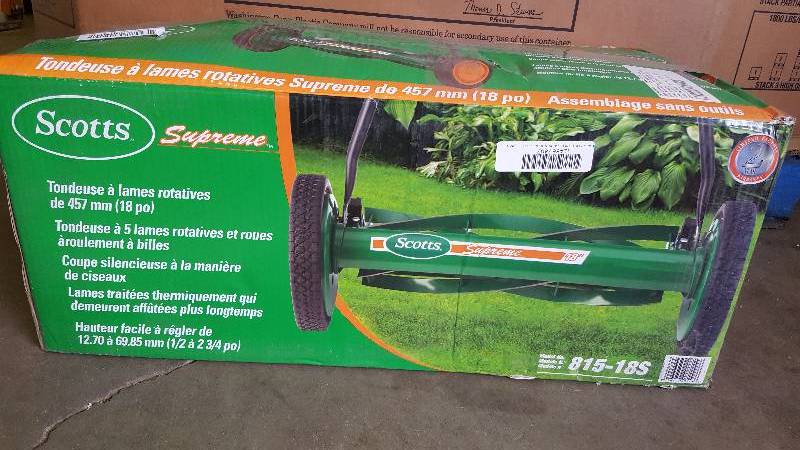 Scotts 18 Manual Mower  815-18S
