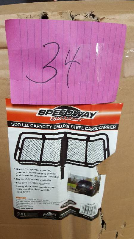 Speedway 500 LB Capacity Deluxe Steel Cargo Carrier