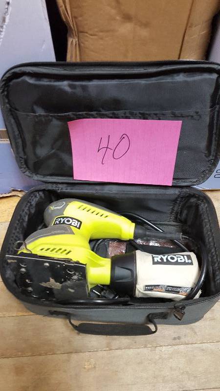 Ryobi Sander Used Tested Works
