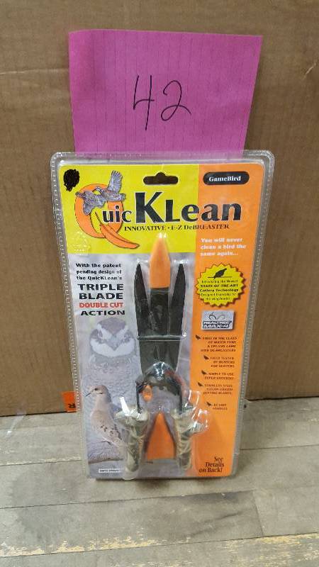 Quic Klean Triple Blade Double Cut Action New