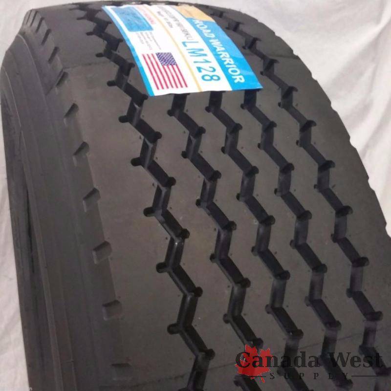 lot 6 image: NEW 2 X 42565R22.5 KORYO 20 PLY SEMI TRUCK TIRE STEER