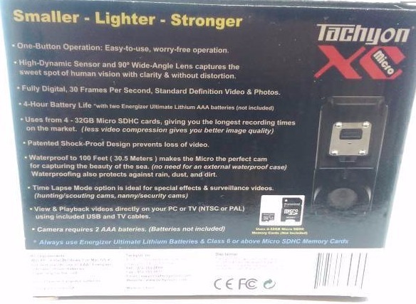 lot 176 image: Tachyon XC Micro Helmet Camera