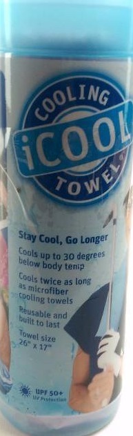 lot 191 image: iCOOL Cooling Towel Orange - 2 Pack