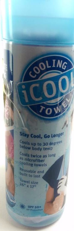lot 192 image: iCOOL Cooling Towel Orange - 2 Pack