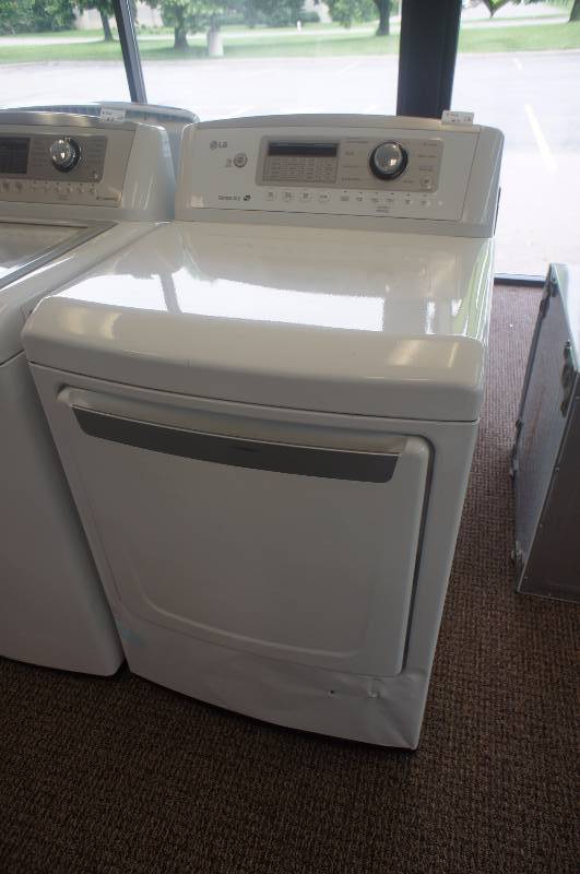 lot 6 image: LG Electric Dryer- Model # (DLE4970W)