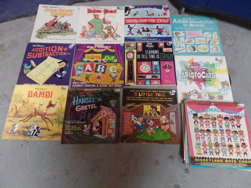 Vintage Disney and Disneyland Records