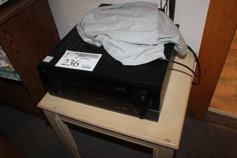 lot 236 image: Lot of (2) Stereo Equipment Including 1) Denon AV Surround Receiver AND 1) Hometech