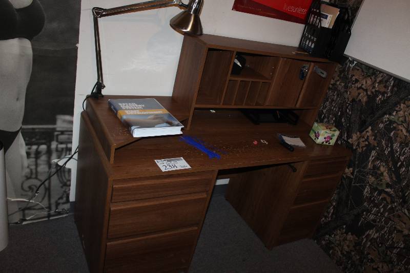 lot 238 image: Desk Contents Included