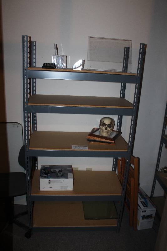 lot 251 image: 5-Shelf Adjustable Metal Storage Rack