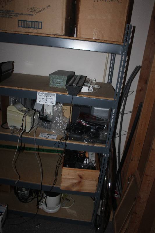 lot 253 image: 4-Shelf Adjustable Metal Storage Rack