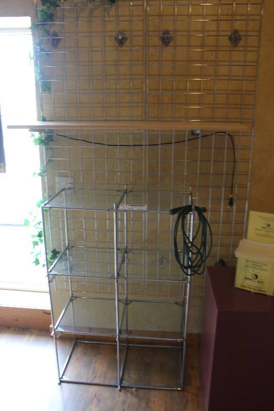lot 256 image: Lot of Displays Including Shelfs and Wall Racks