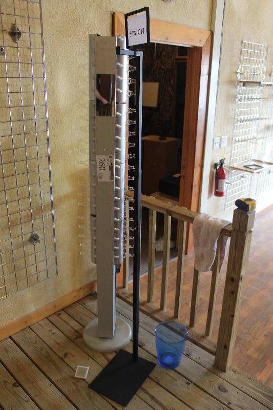 lot 260 image: Lot of (2) Floor Display Racks
