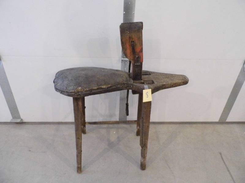 Antique Stool - Leather making stool