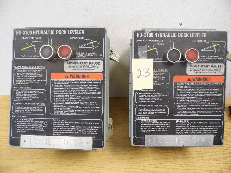 Pair of Hydraulic Dock Levelers