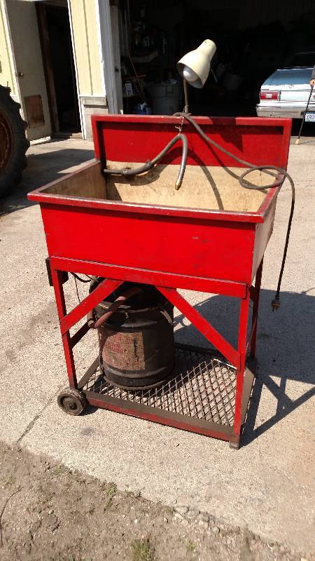 Parts Cleaning Table