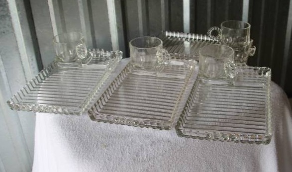 Glass Party Trays