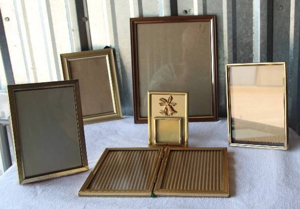 Gold-Trimmed Picture Frames