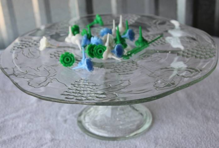 Glass Pedestal Cake Plate