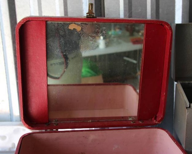 Vintage Luggage and Filing Box