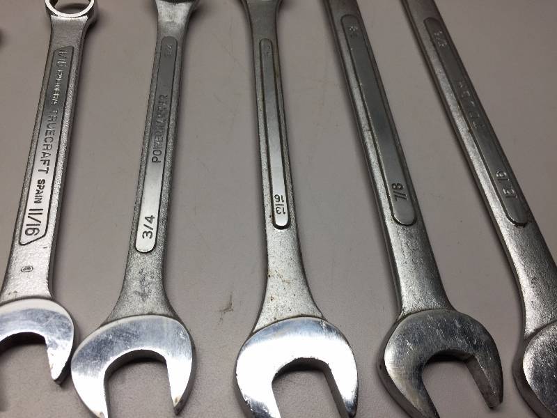 lot 36 image: WRENCHES VARIOUS SIZES 38 - 1516