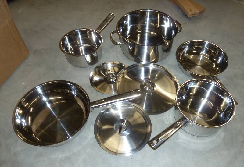 Set of new pots and pans...