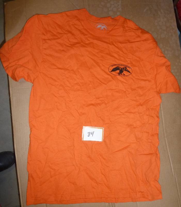New Orange Mens Large Duck Commande...