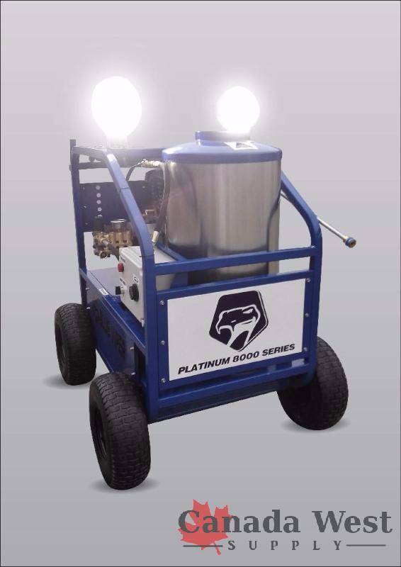 lot 9 image: NEW BLUE VIPER 15 HP GAS  DIESEL 4000 PSI PRESSURE WASHER HOT WATER