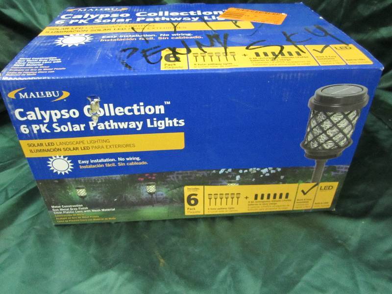Malibu 6 pack solar path lighting...