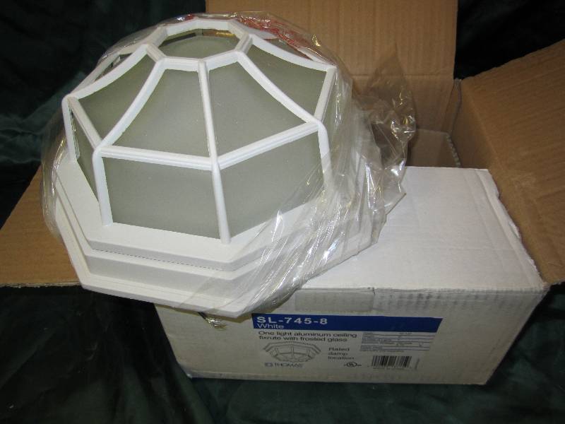 One light aluminum ceiling light fi...