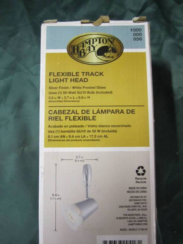 Hampton Bay swivel head track light...
