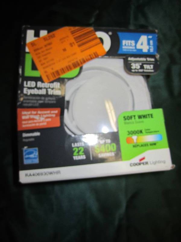 4 in. White LED Recessed Gimbal Tri...