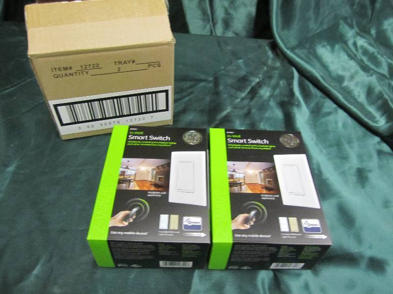 lot of 2 In-wall smart switch wirel...